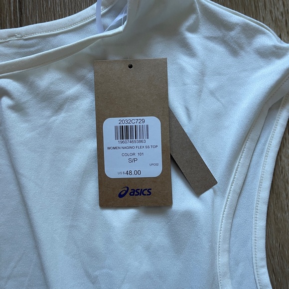 ASICS 🐯 Nagino Flex Short Sleeve Top - Picture 2 of 9
